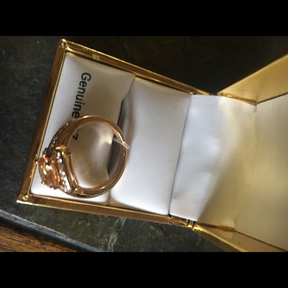 Square with Pave set Genuine CZ - Picture 3 of 6